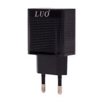 Carregador / Adaptador de Parede Luo LU-8182 USB-A / USB-C / 20W - Preto