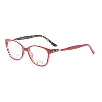 Armacao para Oculos de Grau Visard B2198-TR C13 Tam. 51-18-145MM - Vermelho