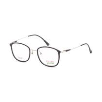 Armacao para Oculos de Grau Visard TR90 1820 C2 Tam. 48-12-138MM - Prata/Preto