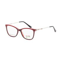 Armacao para Oculos de Grau Visard VS4003 C4 Tam. 52-18-140MM - Vermelho/Prata