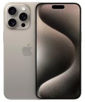 Celular Apple iPhone 15 Pro A2848 / 128GB / Esim / Tela 6.1" / Cam 48MP - Natural Titanium