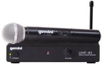 Uhf 01M Gemini Sistema Microfone Sem Fio