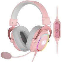 Headset Gaming Redragon H510P-RGB Zeus X Microfone Unidireccional/53MM/RGB - Pink