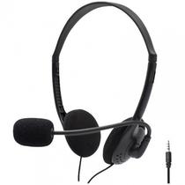 Auricular Headset Mtek HS516-U com Microfone Retratil - Preto