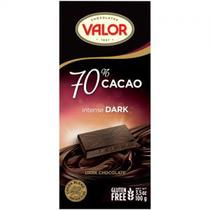 Barra de Chocolate Valor 70% Cacao 100G