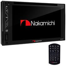Reprodutor DVD Nakamichi NA3020 6.2" com USB/Bluetooth/Radio - Preto