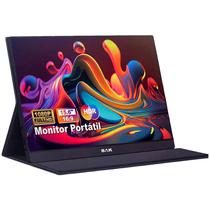 Monitor Portatil BAK BK-P1563-T de 15.6" Full HD 16:9 com USB-C/Mini HDMI