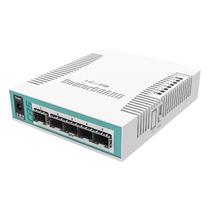Roteador Wireless Mikrotik Routerboard Cloud Switch CRS106-1C-5S / L5 / 1,25 GBPS / 400 MHZ / 128RAM - Branco