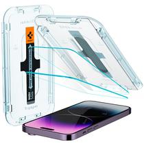 Pelicula para iPhone 14 Pro Max Spigen Glas TR Ez Fit AGL05202 - 2 Unidades
