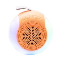 Caixa de Som / Speaker Mobile Light Modes MS-2234BT com Bluetooth / FM Radio / USB / LED Color Full / Recarregavel - Laranja