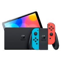 Console Nintendo Switch 64GB - Oled Azul / Vermelho Neon