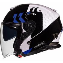 Capacete MT Helmets Thunder 3 SV Jet Tamanho L - Venus A7 Gloss Pearl Blue