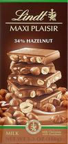 Chocolate Lindt & Sprungli Maxi Plaisir 34% Hazelnut Milk - 150G