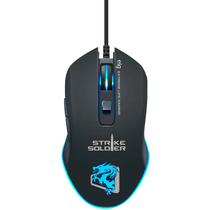 Mouse Gamer Elg MGSS Strike Sold 4800DPI - Preto