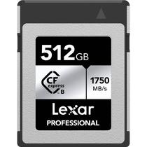 Cartão de Memória Cfexpress Lexar Professional Tipo B Silver 1750 MB/s - 1300 MB/s 512 GB (LCXEXSE512G-Rnenu)