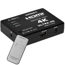 Switch HDMI Satellite A-HD11 4K Ultra HD com 3 HDMI - Preto