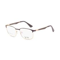 Armacao para Oculos de Grau Visard B2295Z C6 Tam. 52-18-140MM - Dourado/Marrom