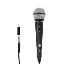 Microfone Professional Unidirecional Megastar DEH355 com Conector XLR / Adaptador de 6.5 MM / Cabo de 3.20M - Preto