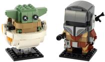 Lego Brick 'H'Eadz Star Wars The Mandalorian & The Child 75317 / 295 PCS