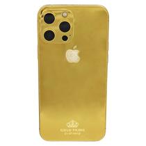 Apple iPhone 13 Pro Max Gold Prime 24 KT With Diamond Limited Edition 256GB 6.7" 12+12+12/12MP Ios