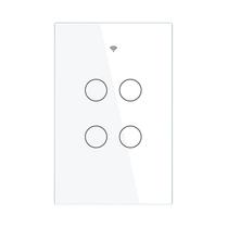 Interruptor de Luz Smart Moes ZS-US4-WH Zigbee White