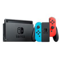 Console Portatil Nintendo Switch Had-s-Kabah (JPN) com Wi-Fi/Bluetooth/HDMI Bivolt - Azul Neon/Vermelho Neon
