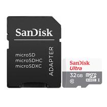 Cartao de Memoria Micro SD Sandisk Ultra SDHC 32GB 100 MB/s Class 10 - SDSQUNR-032G-GN3MA