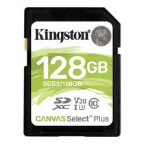 Cartão de Memória SDHC 128 GB Kingston Classe 10 100MB - SDS2/128GB