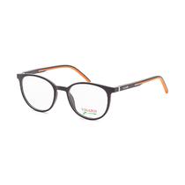 Armacao para Oculos de Grau Visard MZ10-17 C.01Q Tam. 48-19-140MM - Preto/Laranja