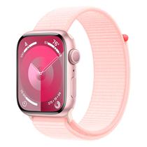 Apple Watch Series 9 MR953LW/A Caixa Aluminio 41MM Rosa - Loop Esportiva Rosa