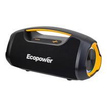 Speaker Ecopower EP-S102 - USB/Aux/SD - Bluetooth - 60W RMS - Preto e Laranja