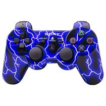 Controle Sem Fio Dualshock 3 para Playstation 3 (PS3) Recarregavel Wireless - Azul Electrico