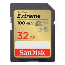Cartao de Memoria SD 32GB Sandisk Extreme 100MB/s U3 4K