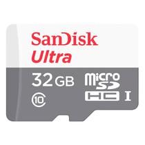 Cartao de Memoria Micro SD Sandisk Ultra 32GB 100MBS - SDSQUNS-032G-GN3MA