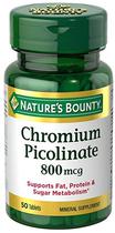 Natures Bounty Chromium Picolinate 800MCG 50 Tabletes