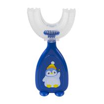 Escova de Dentes Infantil - Formato U - 3 Anos - Azul