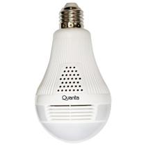 Smart Lampada LED Quanta QTLCW360N com Camera 2MP Wi-Fi 360O/Leitor de Cartao Microsd - Branco