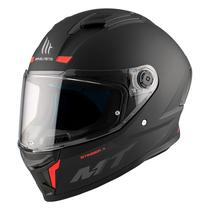 Capacete MT Helmets Stinger 2 Solid A1 - Fechado - Tamanho M - Matt Black