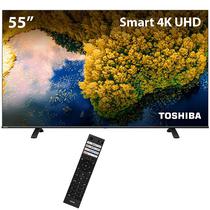 Smart TV Dled 55" Toshiba 55C350LS 4K Ultra HD Wi-Fi/Bluetooth com Conversor Digital