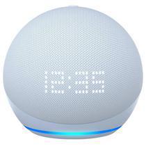 Smart Speaker Amazon Echo Dot 5TH Generation com Wi-Fi e Bluetooth com Relogio - Cloud Blue