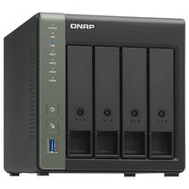 Servidor Nas Storage Qnap TS-431KX Annapurnalabs AL214 de 1.7GHZ / 2GB de Ram / 4 Baias / USB / Lan - Preto