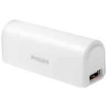 Carregador Portatil Philips DLP2600/10 2.600 Mah Saida USB - Branco