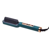 Escova Alisadora Raf Hair Brush R.412G 950F / 5 Temperaturas / 45W / 220V - Verde/ Rose Gold
