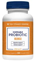 The Vitamin Shoppe Chewable Probiotic 2 Billion (100 Tabletas)