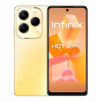 Celular Smartphone Infinix Hot 40 Pro X6837 DS Lte 8GB / 256GB / Tela 6.78" / 108+2+0.8/ 32MP / A13 - Horizon Gold