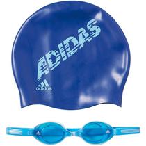 Ant_Oculos de Natacao e Touca Adidas Swin Set AB6071 - Azul