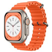 Relogio Smartwatch Wearfit Ultra 8 Mini com Bluetooth 5.2 - Orange