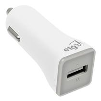 Carregador Veicular Elg CC1S USB - Branco/Cinza