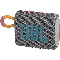 Speaker JBL Go 3 - Bluetooth - 4.2W - A Prova D'Agua - Cinza