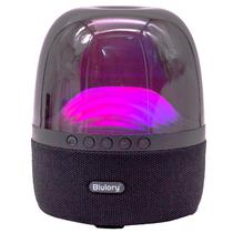 Caixa de Som / Speaker Blulory BS-801 X-Bass Wireless / Bluetooth 5.3/ LED 360 Color Full / 1800MAH - Preto